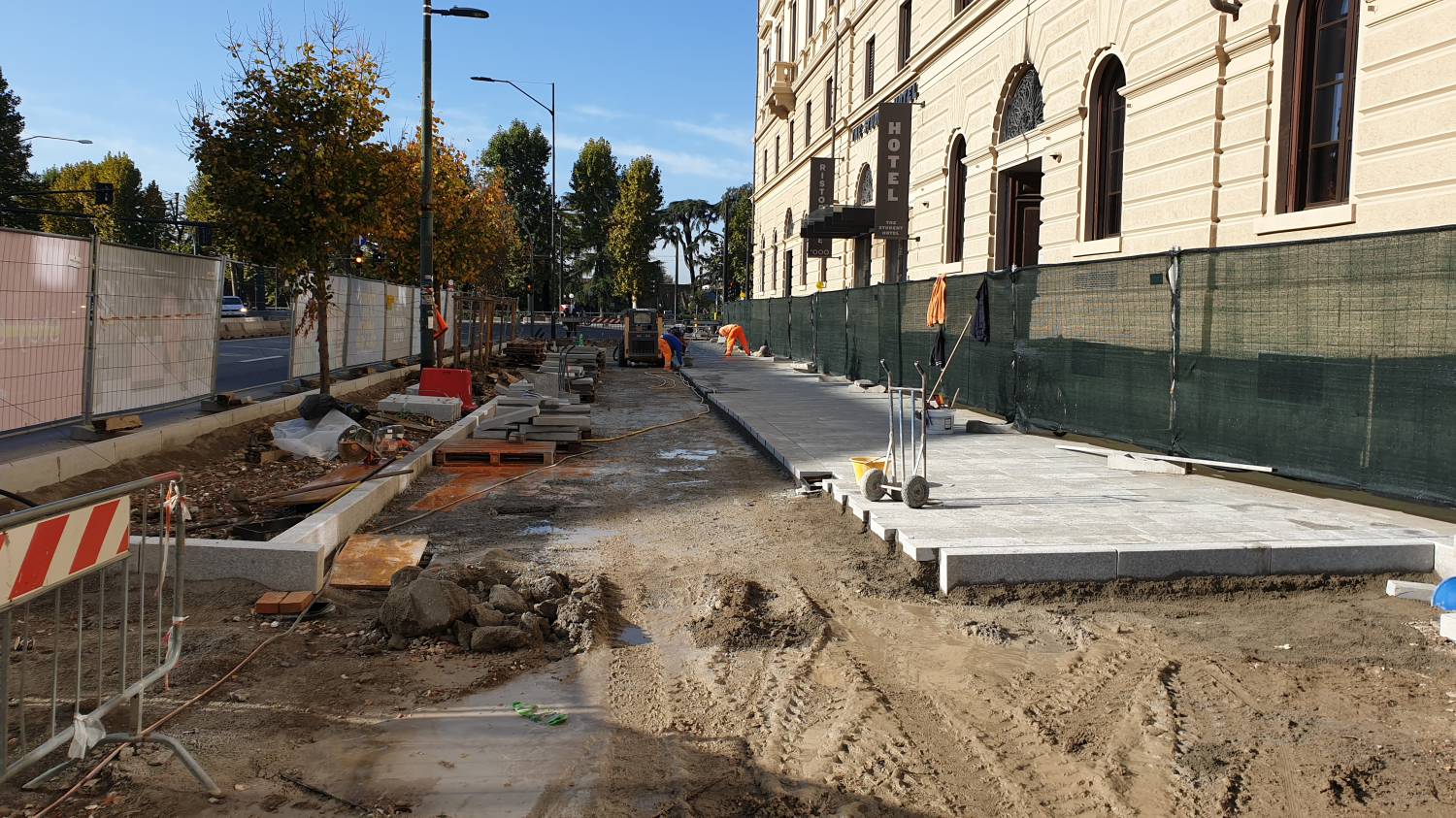 Rifacimento controviale Viale Lavagnini