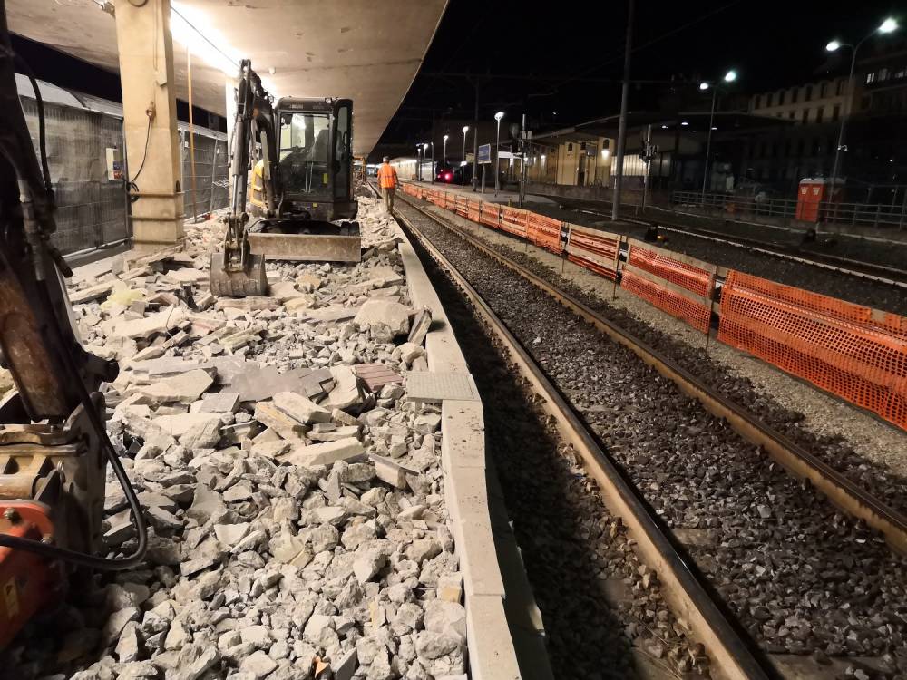 Rialzamento marciapiedi Stazione di S.M. Novella