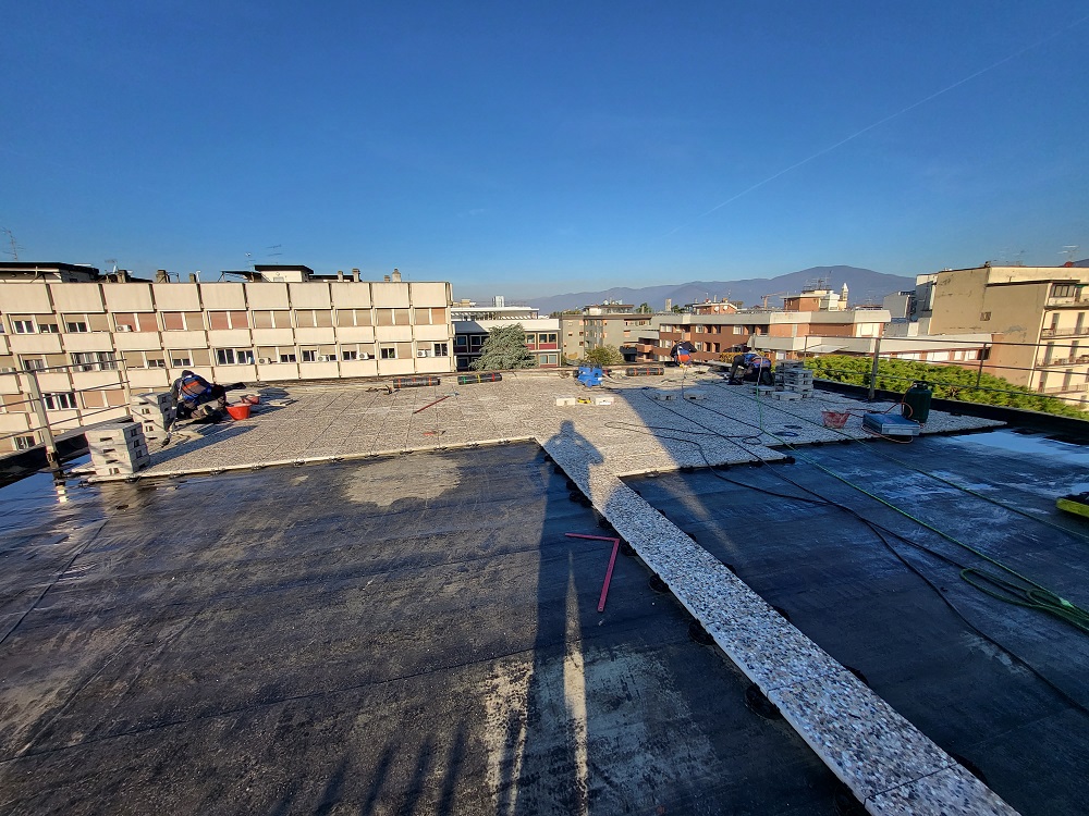 Riqualificazione completa copertura sede Inps