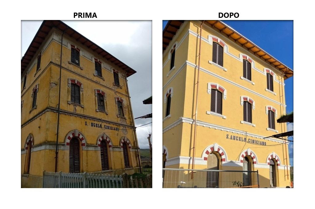 Rifacimento copertura e facciate stazione Cinigiano (SI)