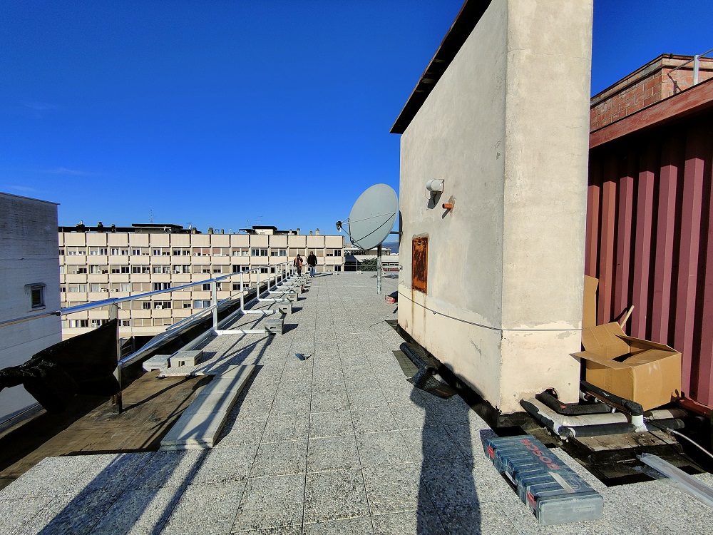 Riqualificazione completa copertura sede Inps
