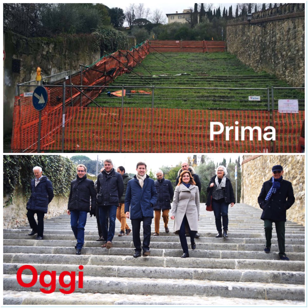 Riqualificazione scalinata Ferrucci