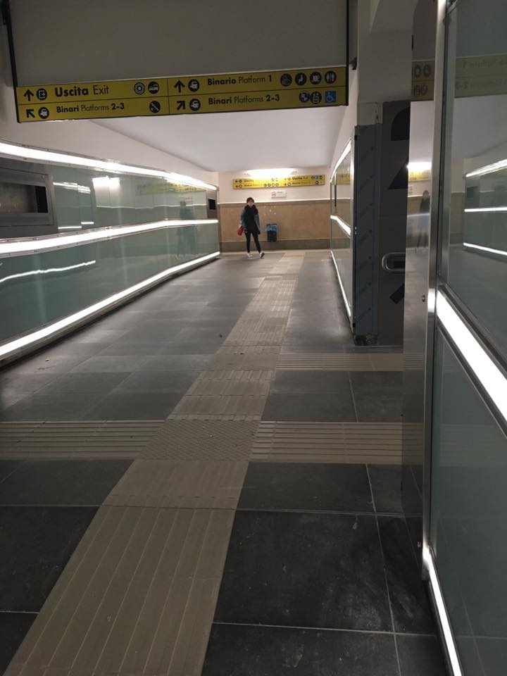 Restyling sottopasso stazione Pistoia