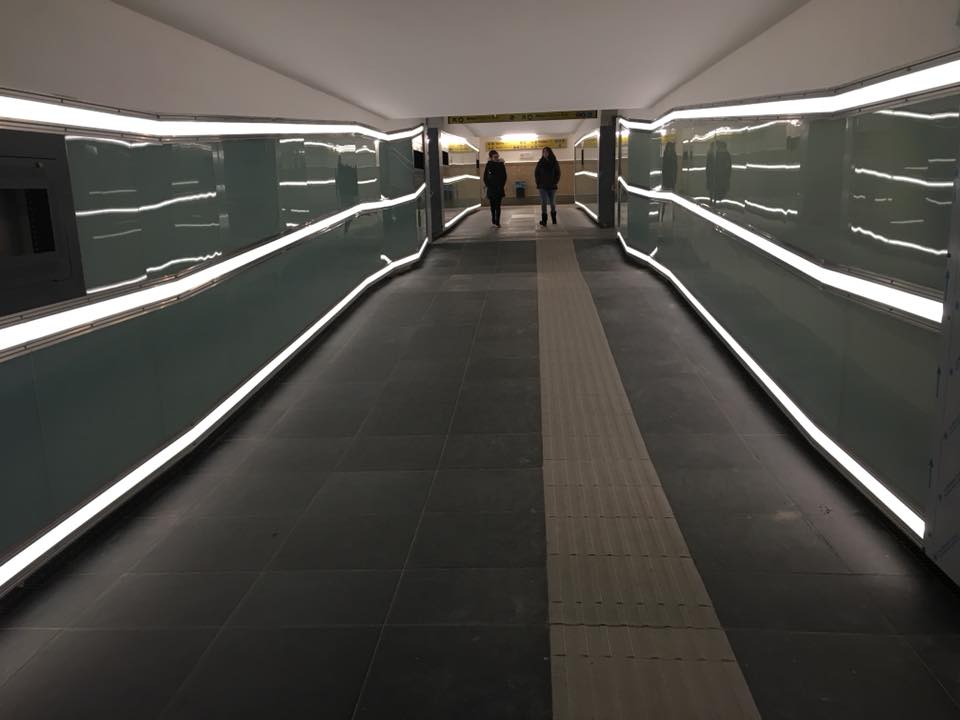 Restyling sottopasso stazione Pistoia