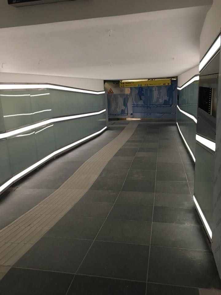 Restyling sottopasso stazione Pistoia